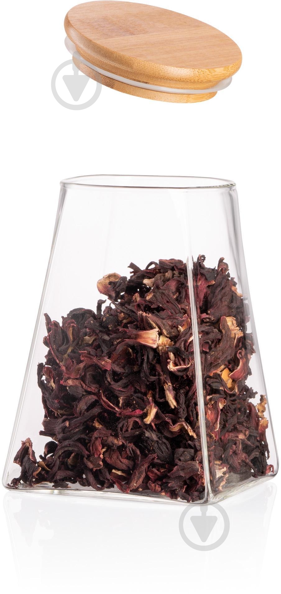 Банка с крышкой Ardesto Fresh 910 мл прозрачная (AR1391BLC) - фото 6