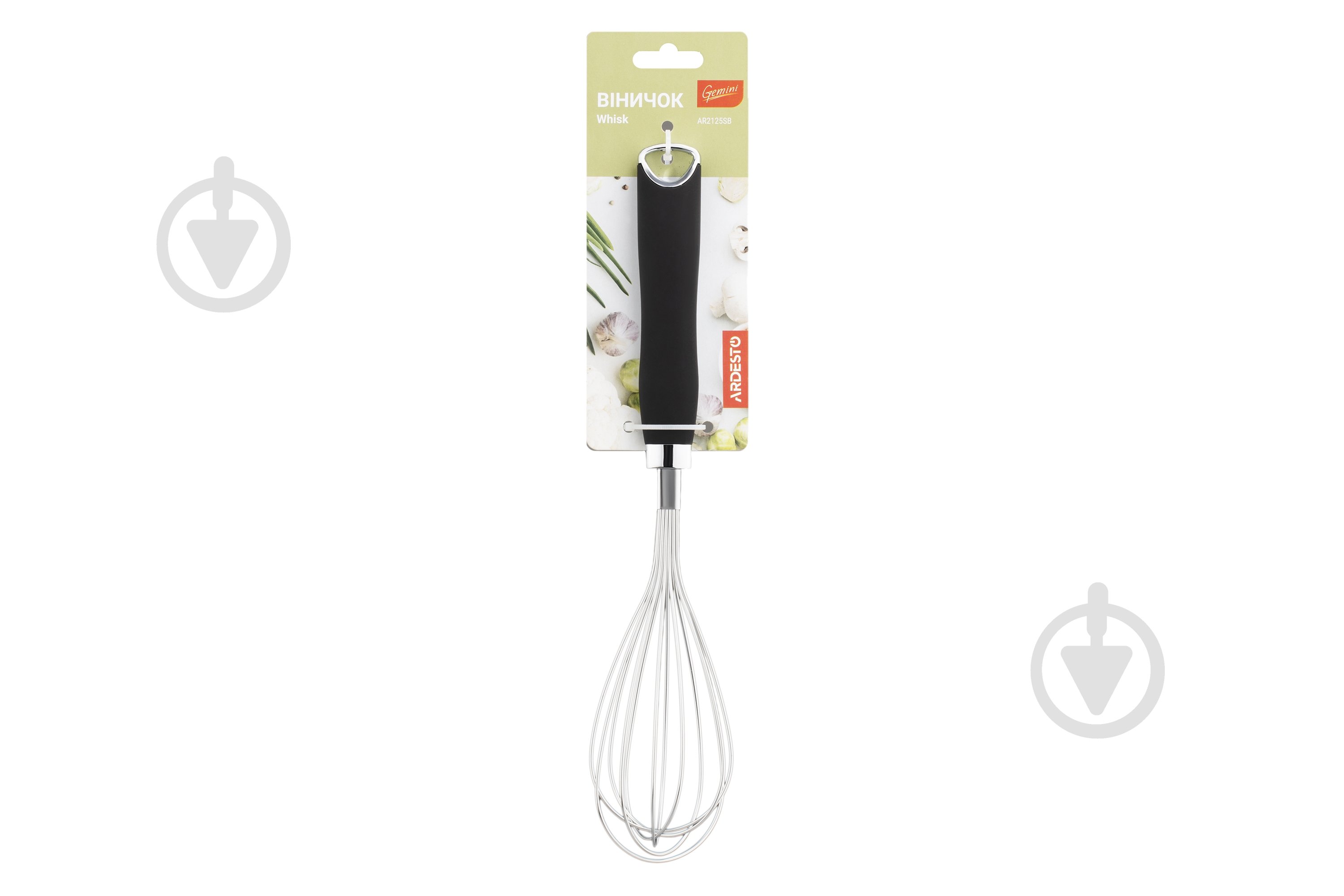 Вінчик Ardesto Gemini 30,5 см чорний AR2125SB - фото 2 Вінчик Ardesto Gemini 30,5 см чорний AR2125SB - фото 2