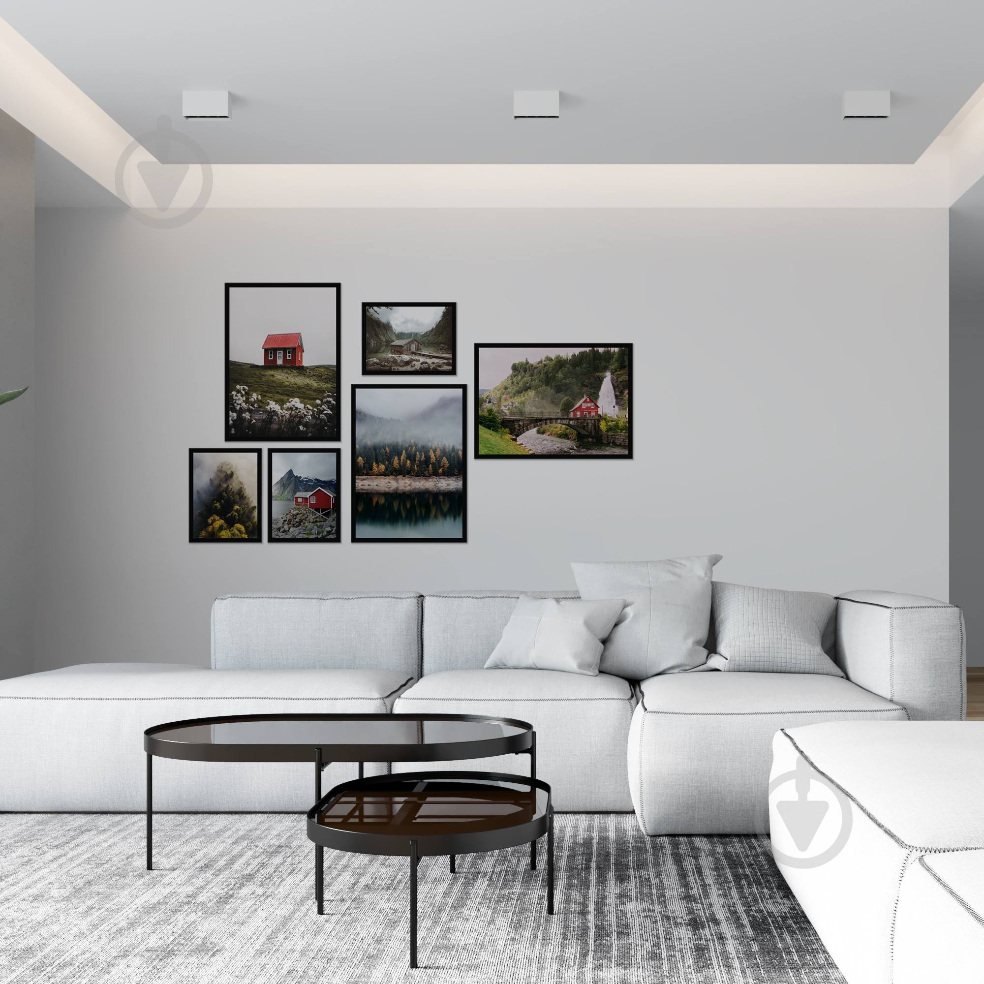 Постер Будиночки 6 шт. 5-508227L WS Holst - фото 3 Постер Будиночки 6 шт. 5-508227L WS Holst - фото 3