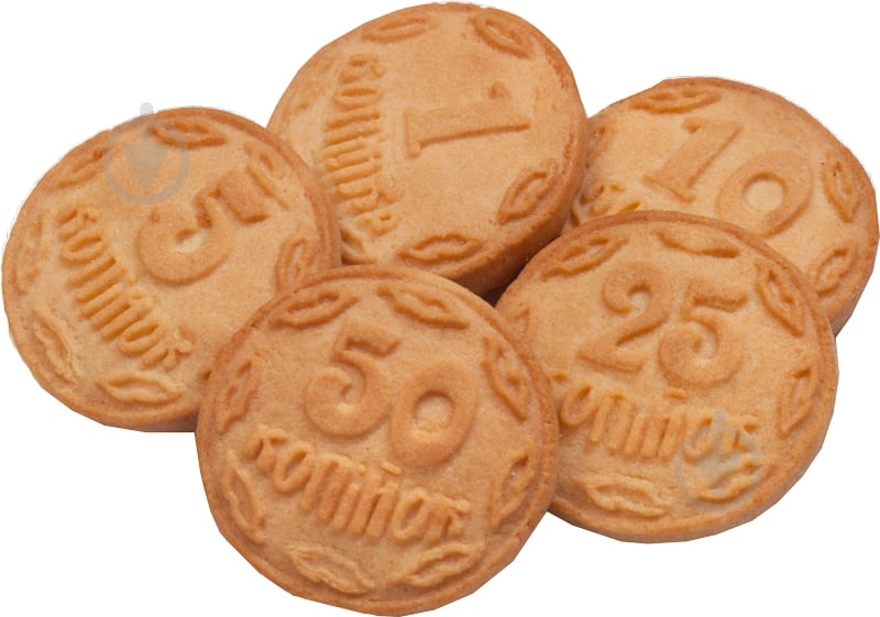 Печенье ХБФ Монетки (4820002302812) - фото 1 Печенье ХБФ Монетки (4820002302812) - фото 1
