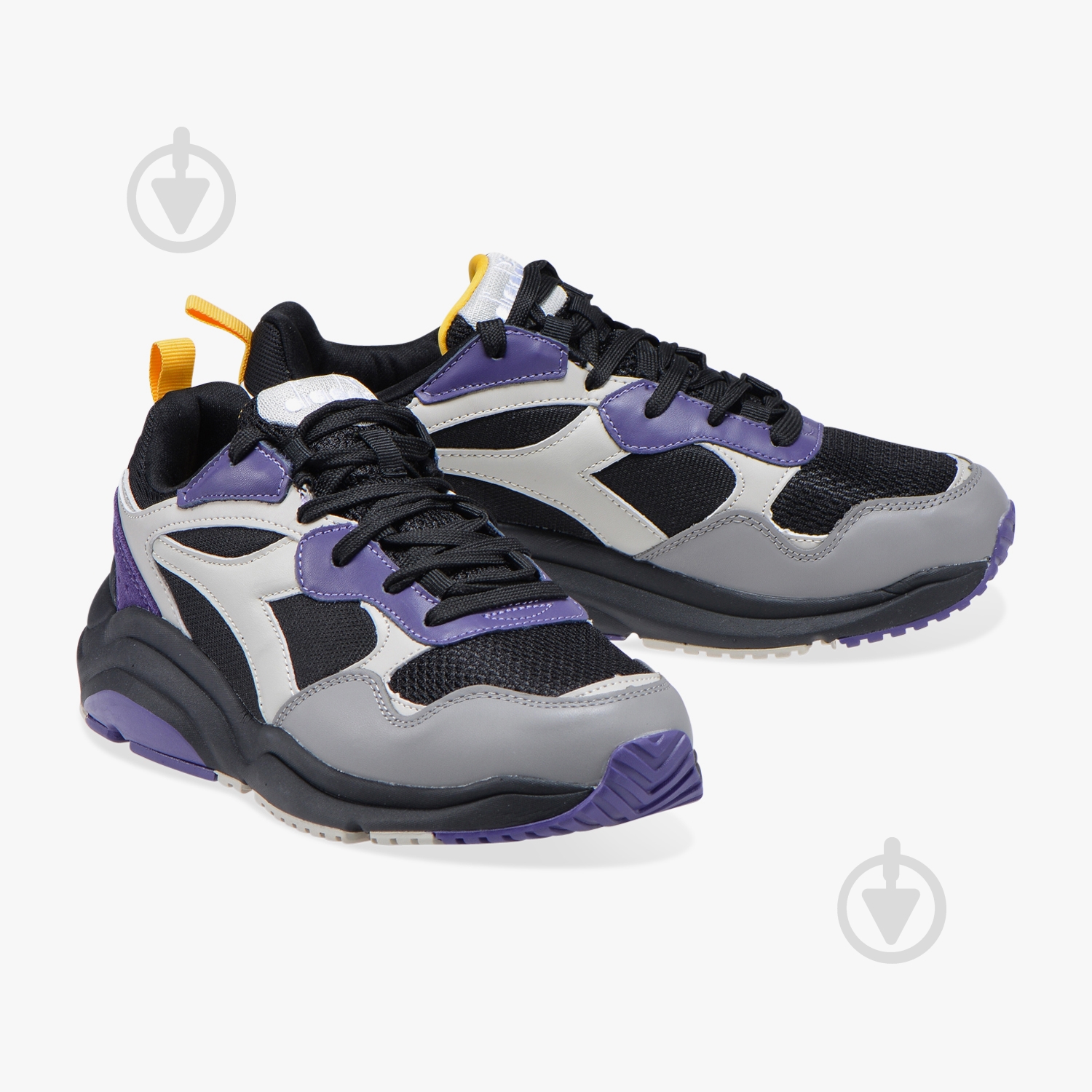 Кроссовки мужские демисезонные Diadora WHIZZRUN 501.174340C8022 р.41 черные - фото 4