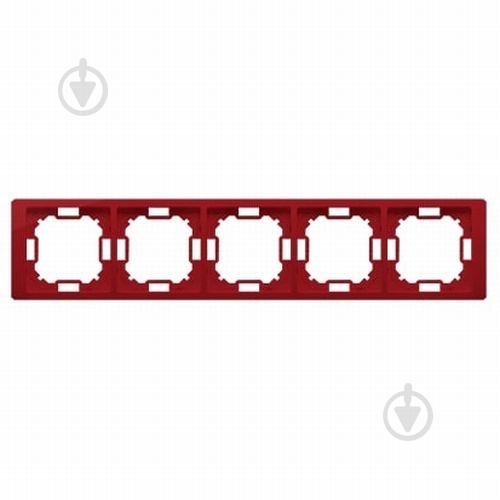 Рамка пятиместная Basic Neos универсальная рубиновый BMRC5/033 - фото 1 Рамка пятиместная Basic Neos универсальная рубиновый BMRC5/033 - фото 1