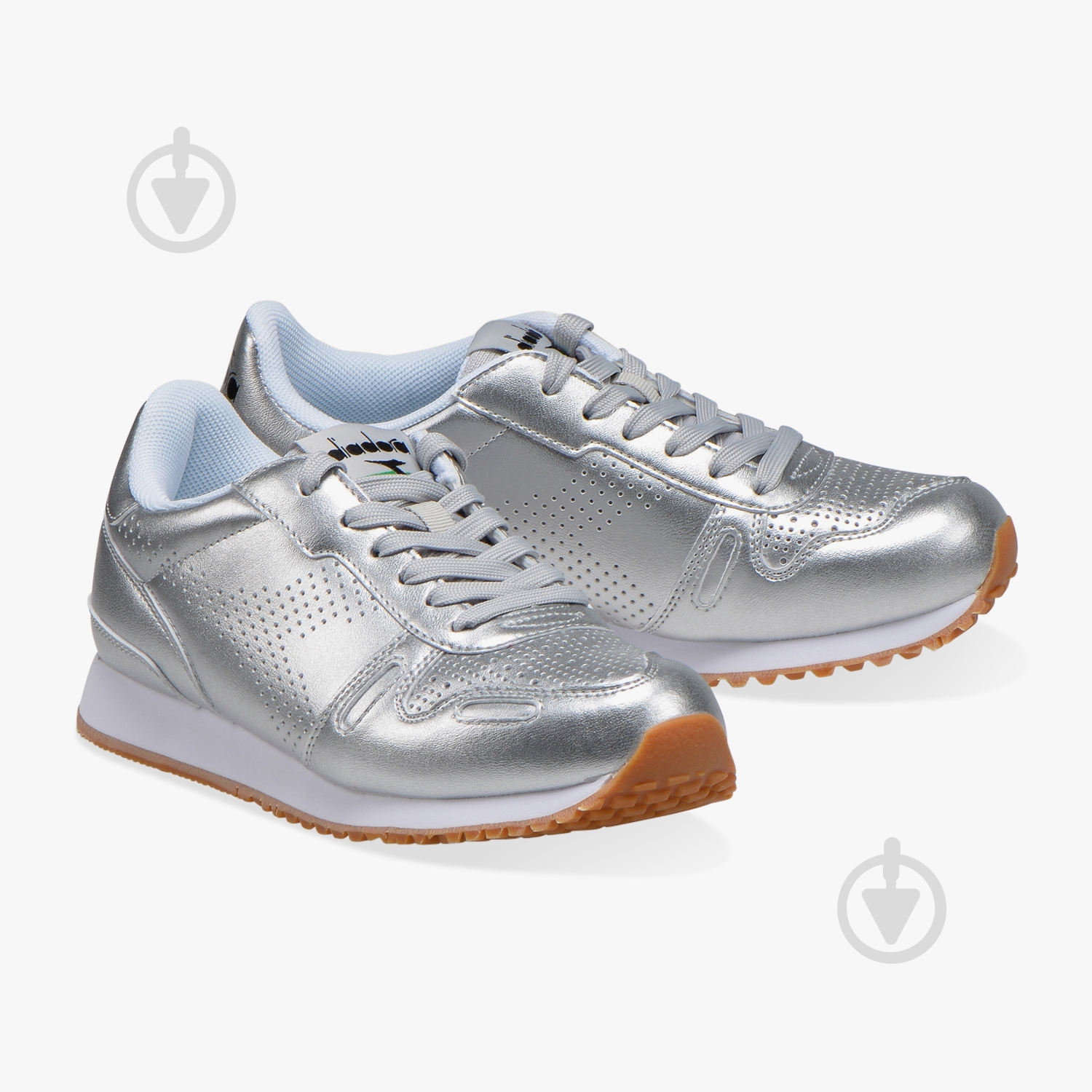 Кроссовки женские демисезонные Diadora TITANWNMETALLIC 501.17482390001 р.35,5 серебряные - фото 4