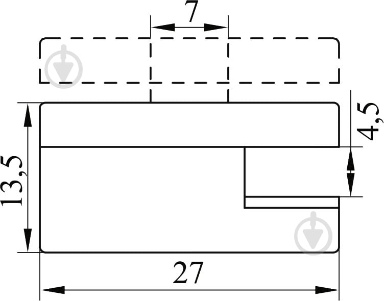 Держатель для зеркала MDF4028 хром 4 шт DC - фото 3