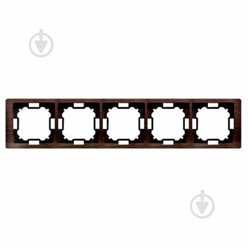 Рамка пятиместная Basic Neos универсальная дуб BMRC5/051 - фото 1