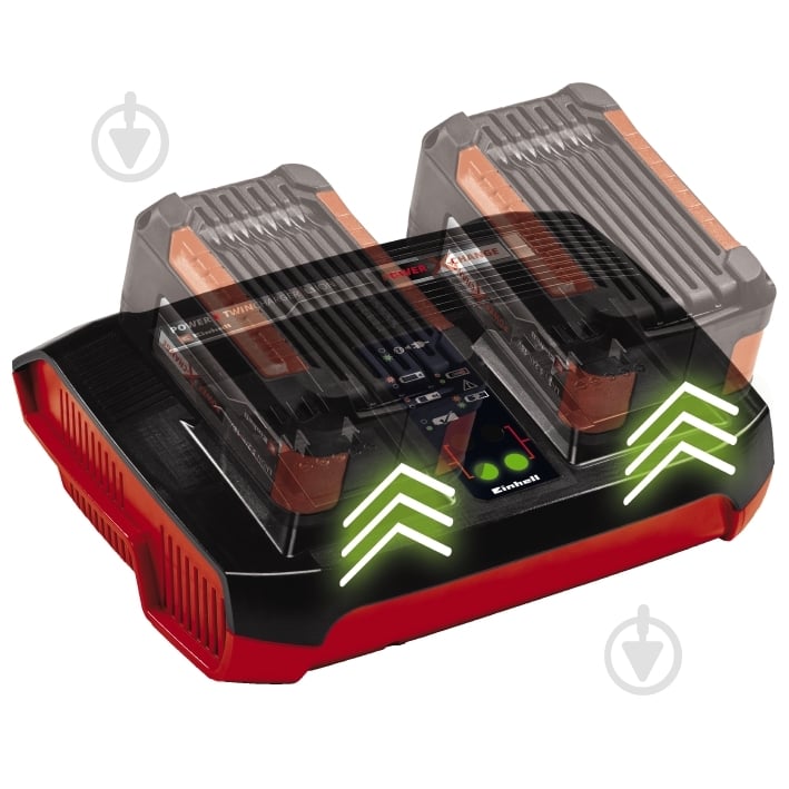 Набор Einhell аккумулятор + зарядное устройство 18V PXC Twincharger Kit 2x4 Аг 4512112 - фото 3 Набор Einhell аккумулятор + зарядное устройство 18V PXC Twincharger Kit 2x4 Аг 4512112 - фото 3