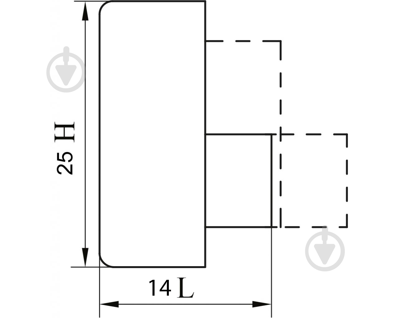Держатель для зеркала MDF 601 big матовый никель 4 шт DC - фото 3