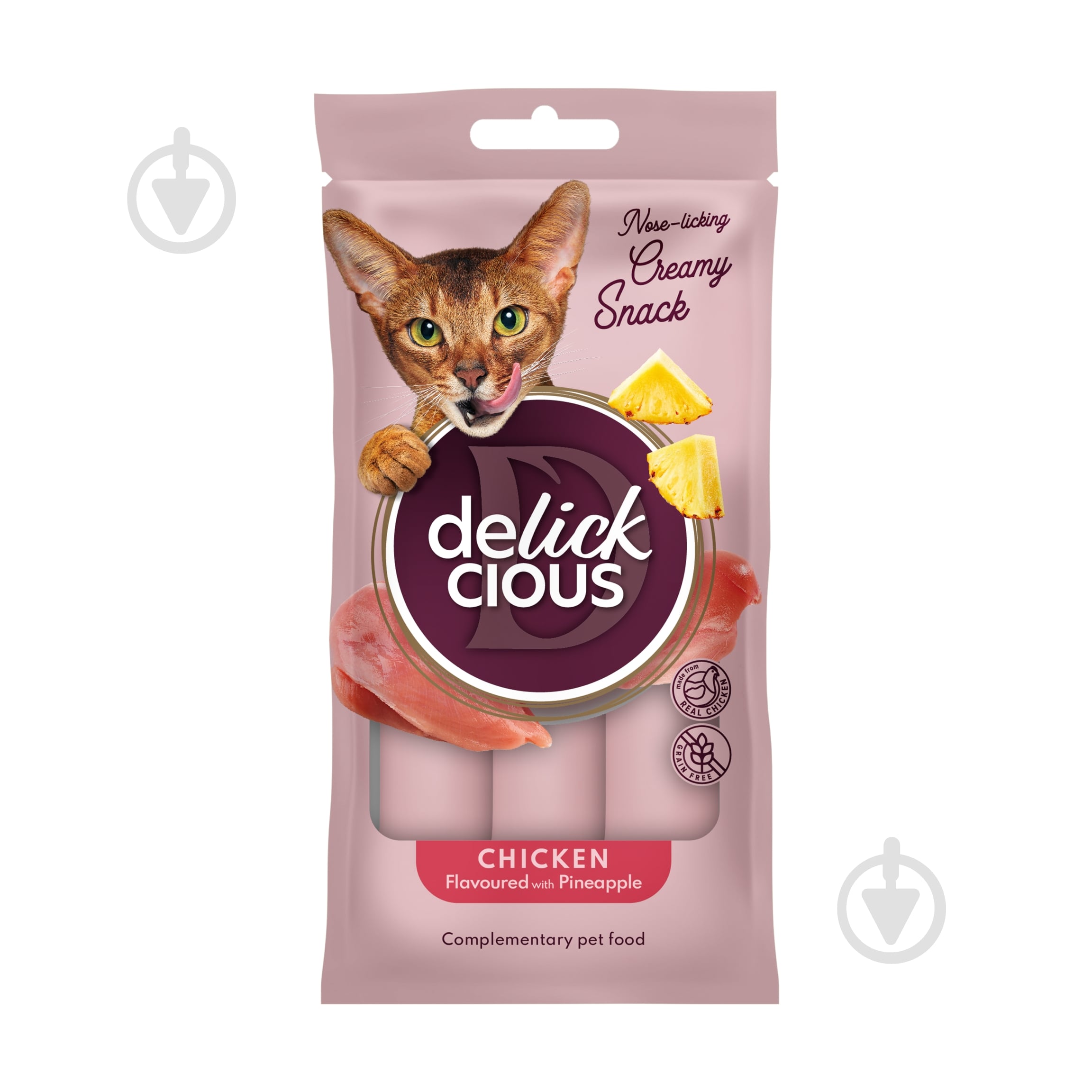 Лакомство DELICKCIOUS курица с добавлением ананаса - фото 1