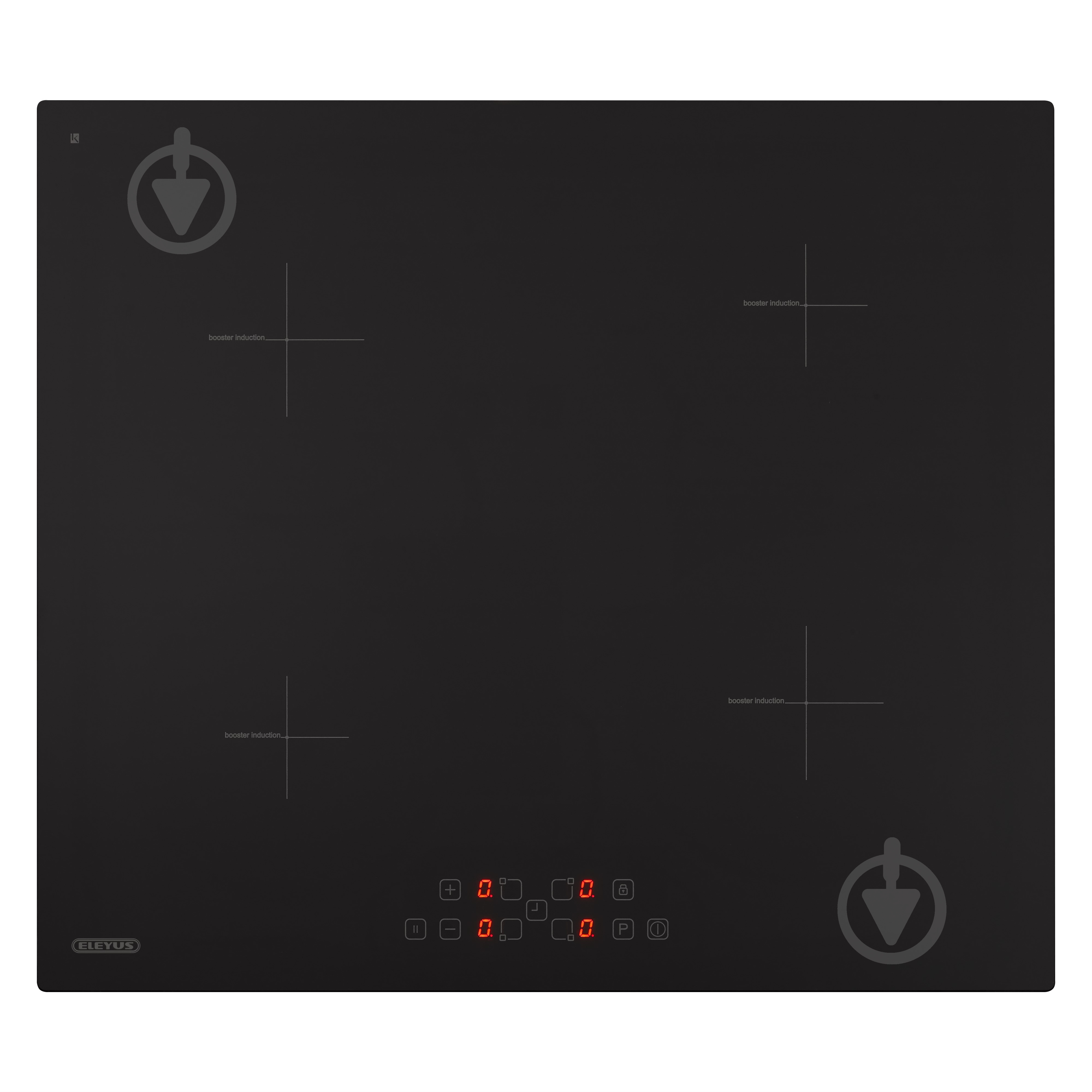 Варочная поверхность индукционная Eleyus ALFA 60 BL I - фото 1