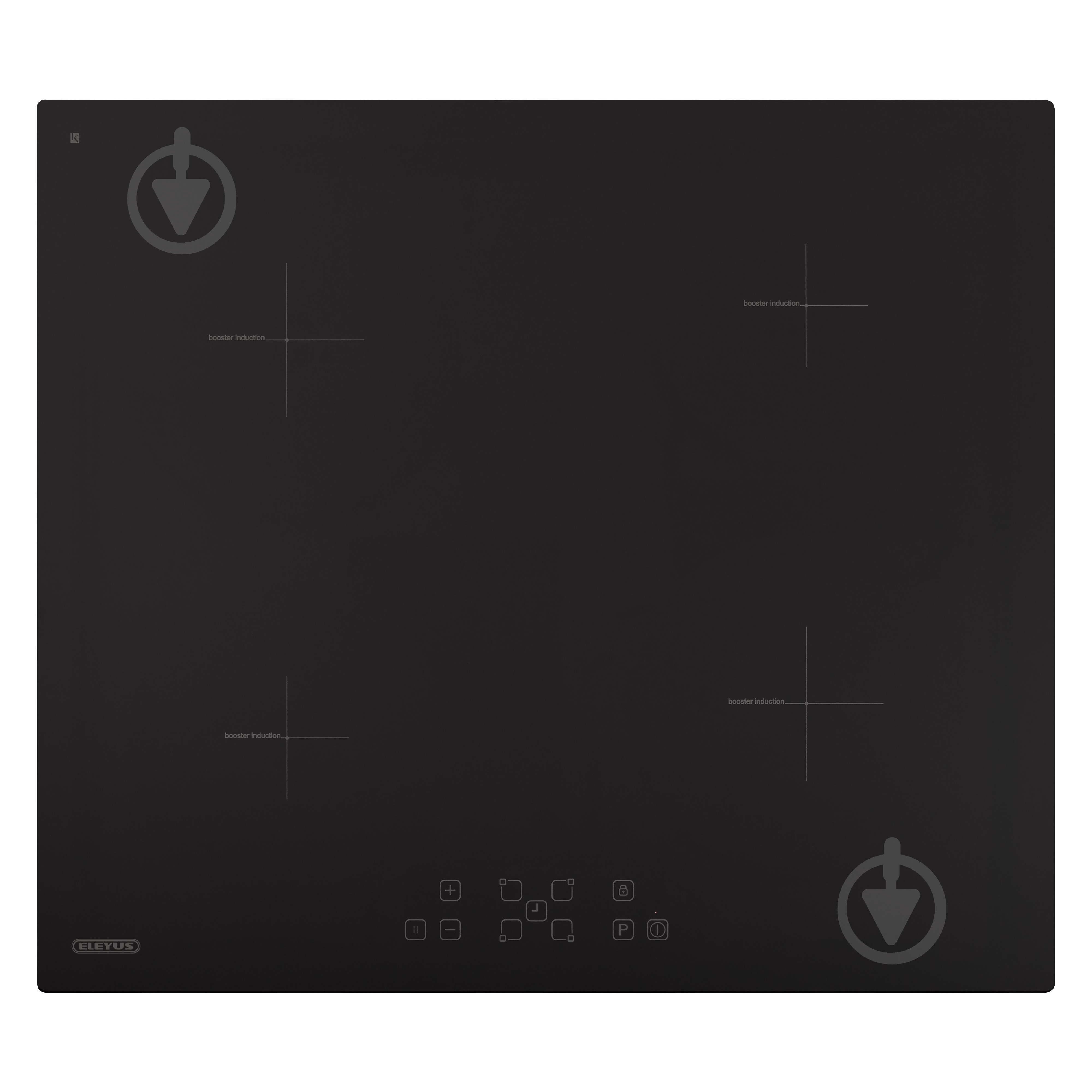 Варочная поверхность индукционная Eleyus ALFA 60 BL I - фото 2