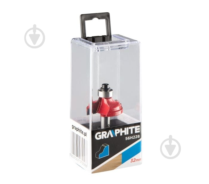 Фреза полукруглая GRAPHITE 56H228 - фото 3