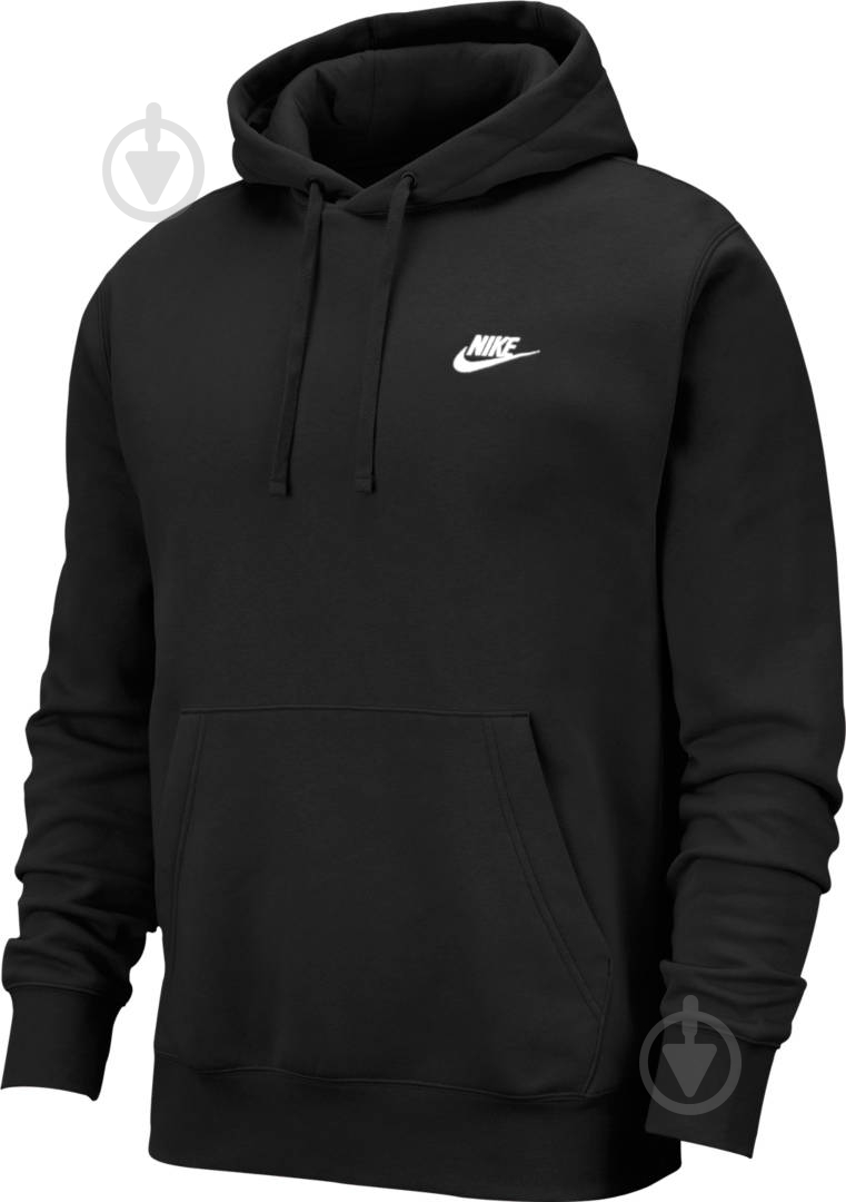 Джемпер Nike M NSW CLUB HOODIE PO BB BV2654-010 р.2XLT чорний - фото 1