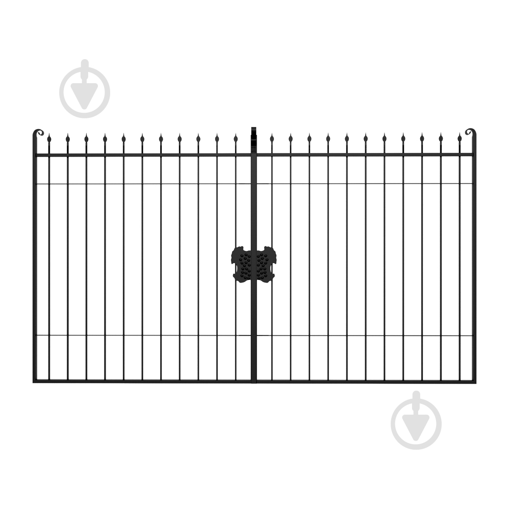 Ворота Артдеко БКВ-01 3500х2000 мм - фото 1 Ворота Артдеко БКВ-01 3500х2000 мм - фото 1