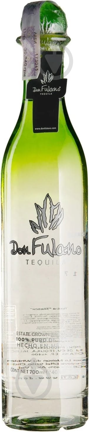 Текила Don Fulano Blanco 0,7 л 40% - фото 1 Текила Don Fulano Blanco 0,7 л 40% - фото 1