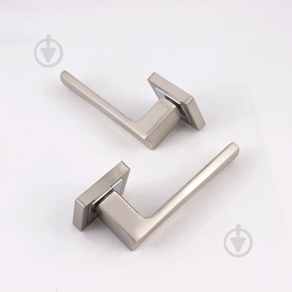 Ручка на розетке RDA Cube матовый никель/хром - фото 3 Ручка на розетке RDA Cube матовый никель/хром - фото 3