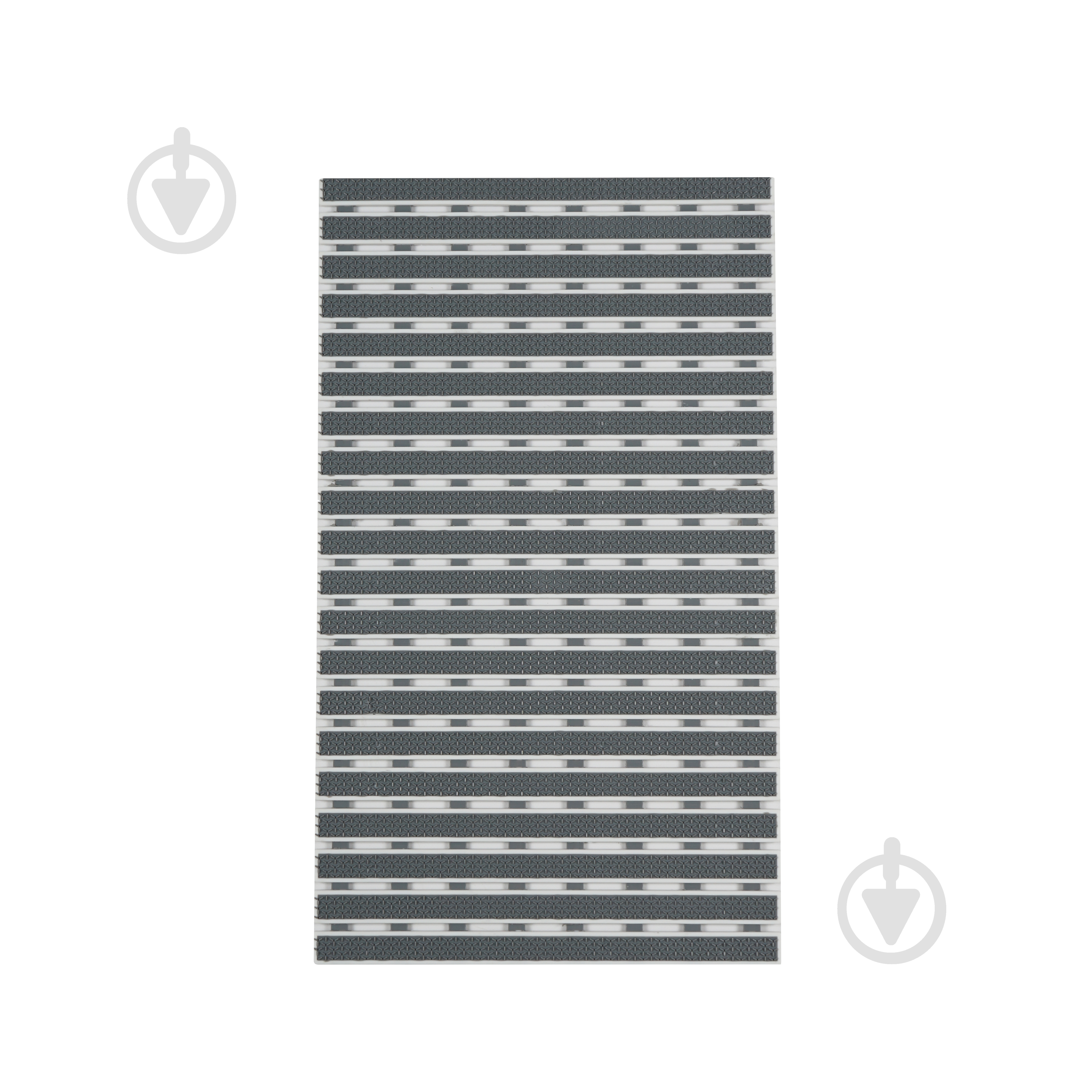 Килимок для ванної Eco Fabric Смужка 69х40 см сірий - фото 3 Килимок для ванної Eco Fabric Смужка 69х40 см сірий - фото 3