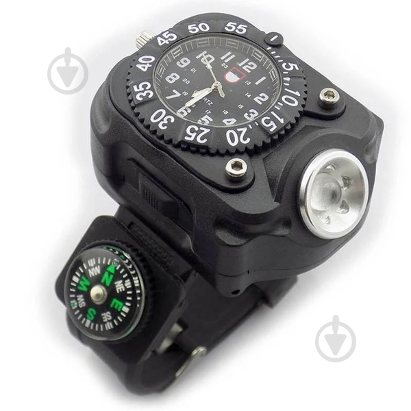 Годинник тактичний чоловічий FlashLight з компасом BESTA - фото 1 Годинник тактичний чоловічий FlashLight з компасом BESTA - фото 1