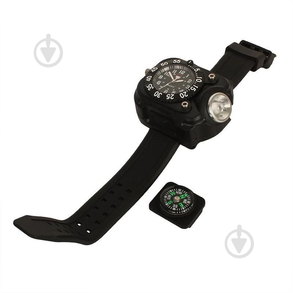 Годинник тактичний чоловічий FlashLight з компасом BESTA - фото 2 Годинник тактичний чоловічий FlashLight з компасом BESTA - фото 2