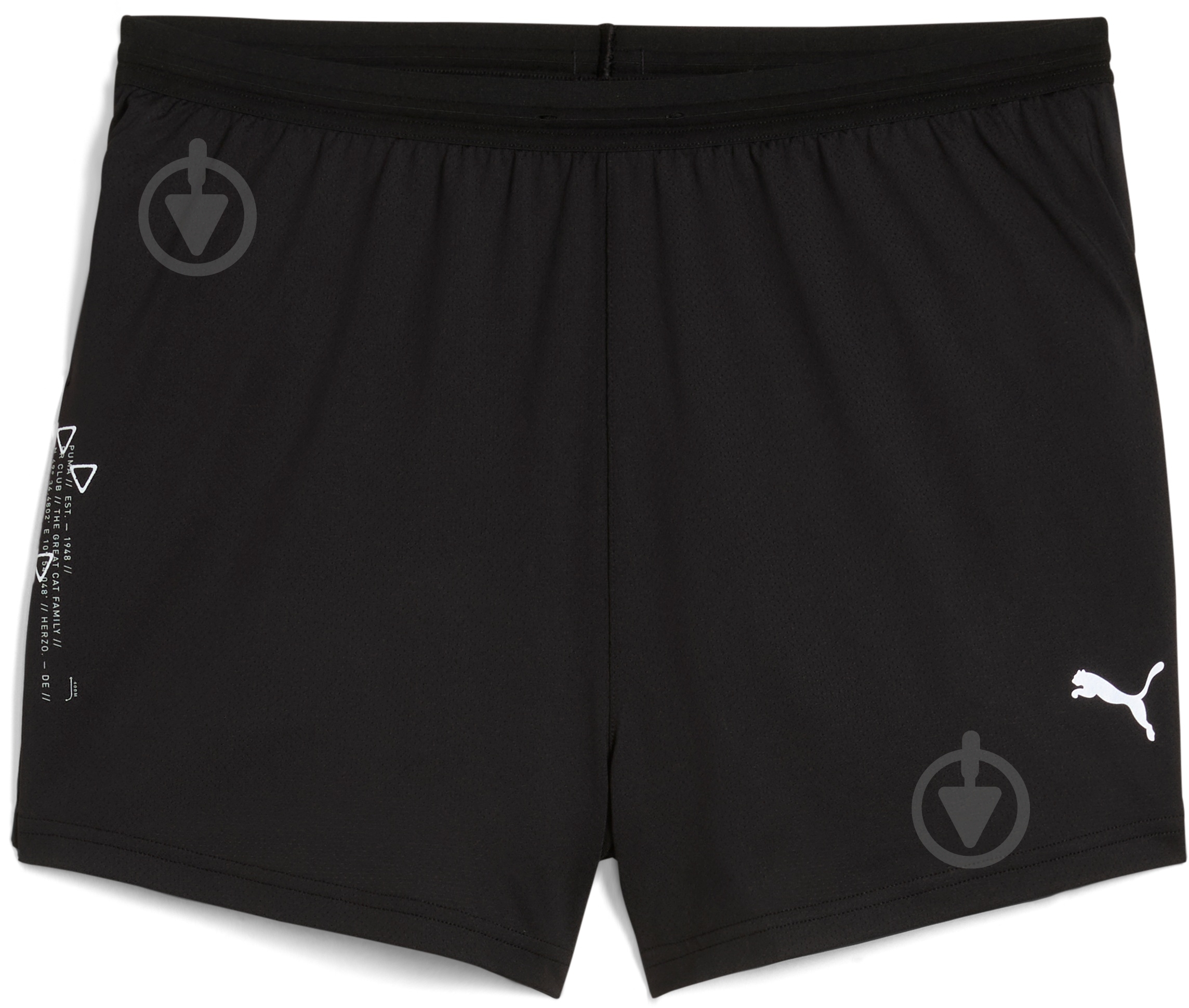 Шорты Puma M RUN KNIT 3” SPLIT SHORT 52663401 р. XL черный - фото 1