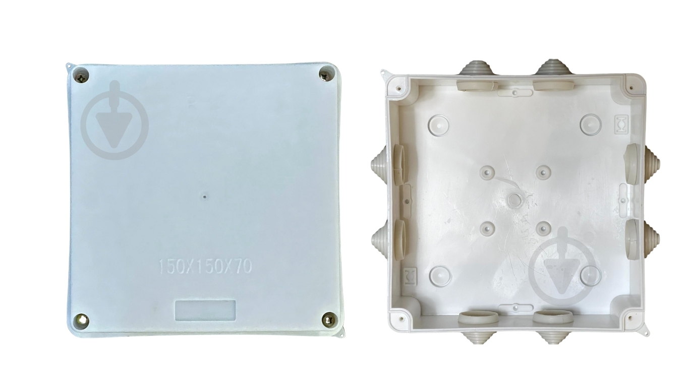Коробка распределительная с крышкой Кова-Електро Р5 150х150х70 мм полипропилен ФР-00000846 - фото 2 Коробка распределительная с крышкой Кова-Електро Р5 150х150х70 мм полипропилен ФР-00000846 - фото 2