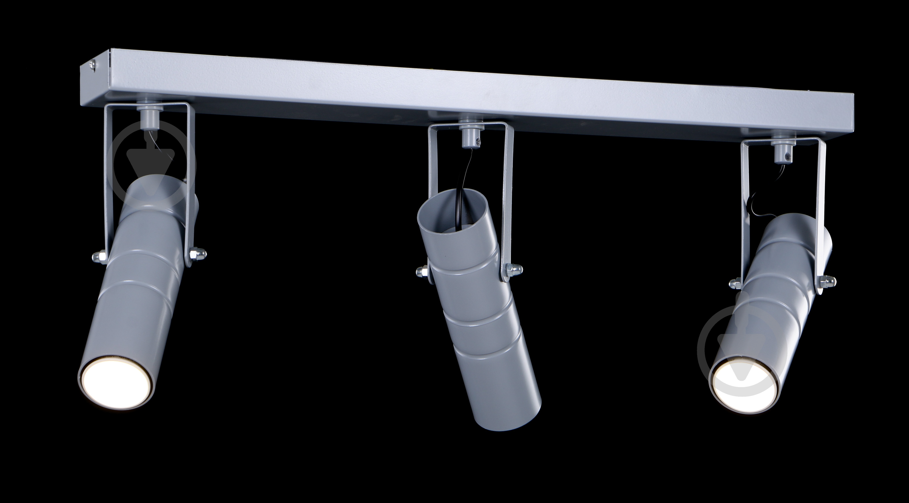 Спот Luminex Implode 200 3x8 Вт GU10 серый Implode - фото 2 Спот Luminex Implode 200 3x8 Вт GU10 серый Implode - фото 2