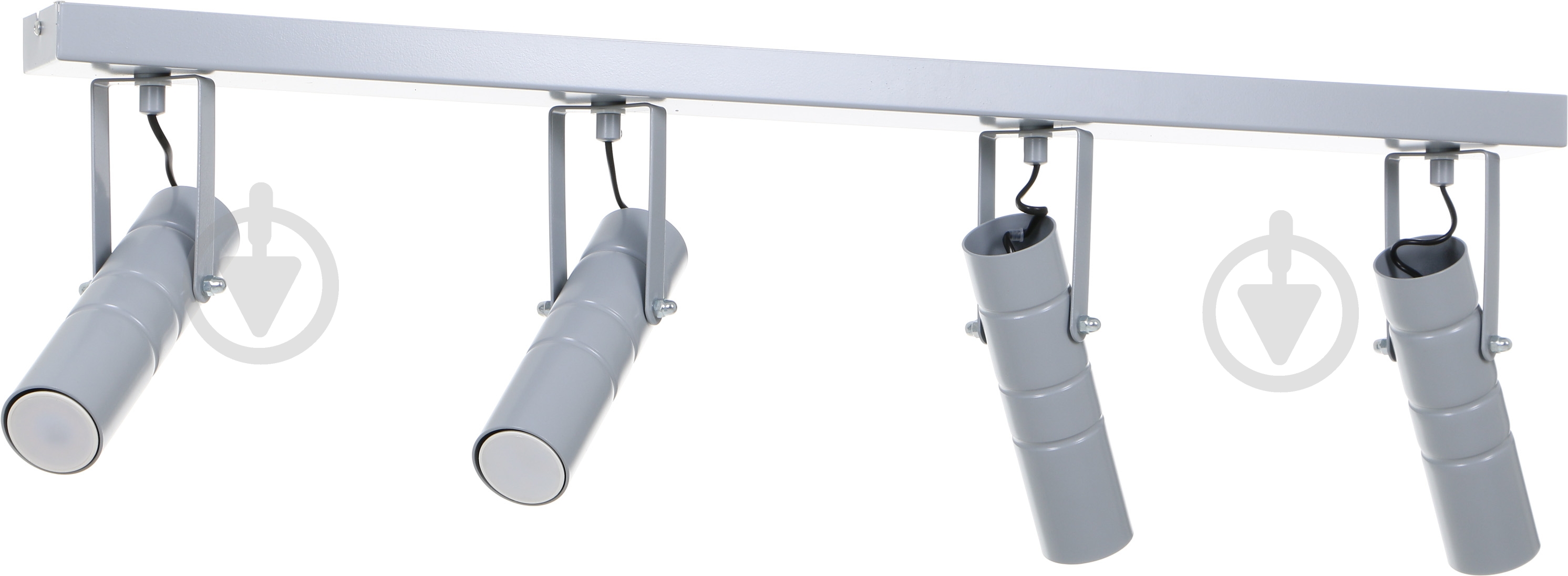 Спот Luminex Implode 200 4x8 Вт GU10 серый Implode - фото 1 Спот Luminex Implode 200 4x8 Вт GU10 серый Implode - фото 1