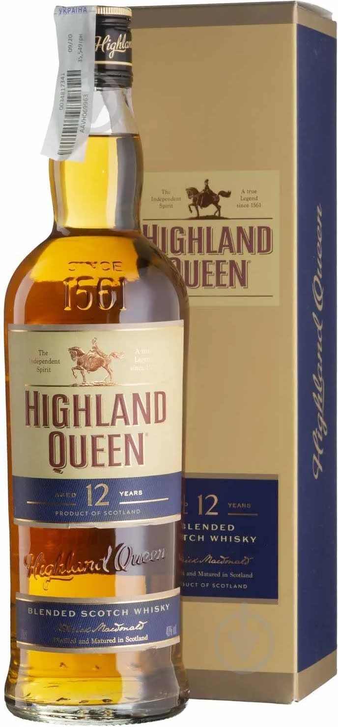 Віскі Highland Queen Queen 12 yo - фото 1