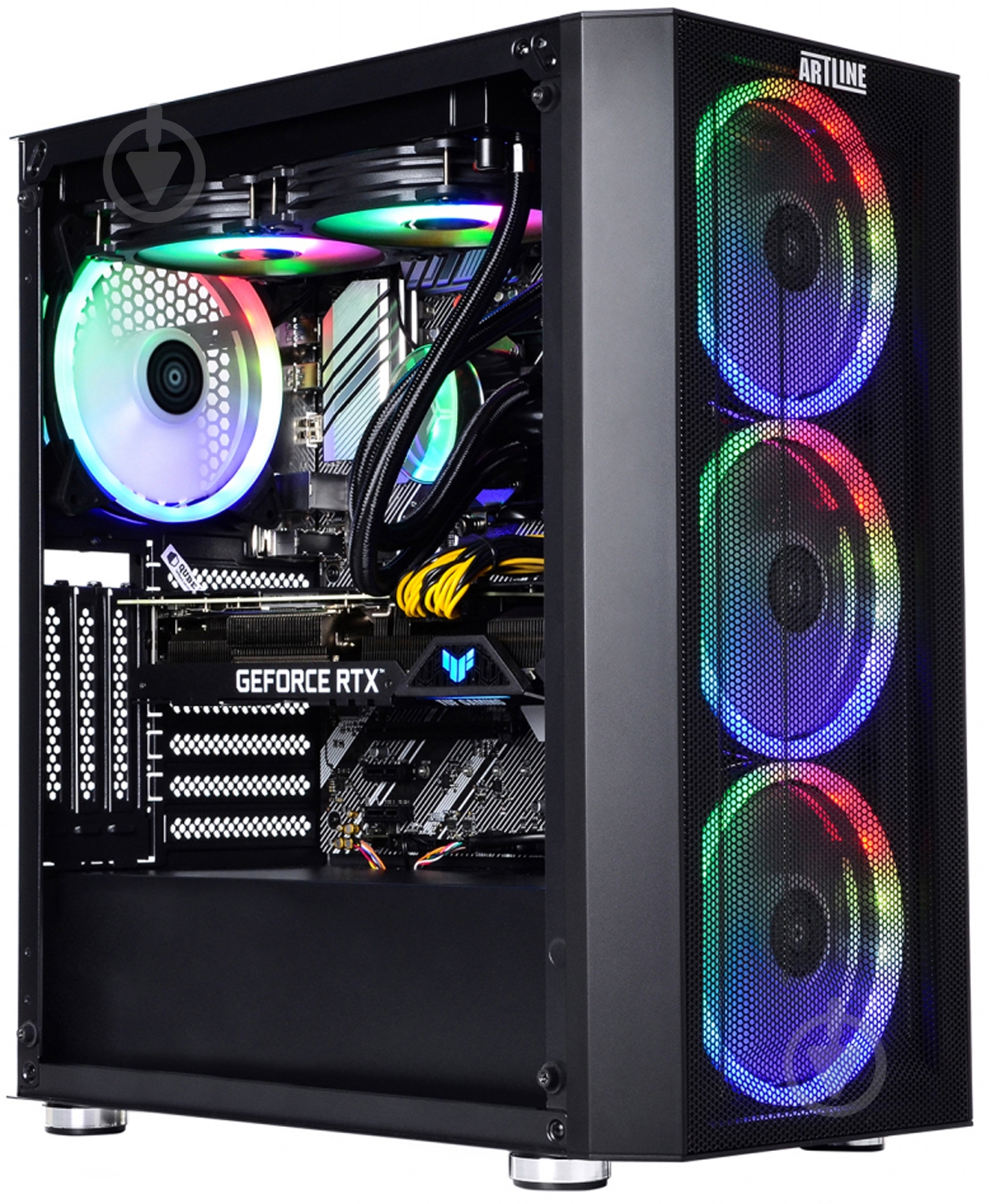Компьютер персональный Artline Gaming X77 (X77v72Win) black - фото 2