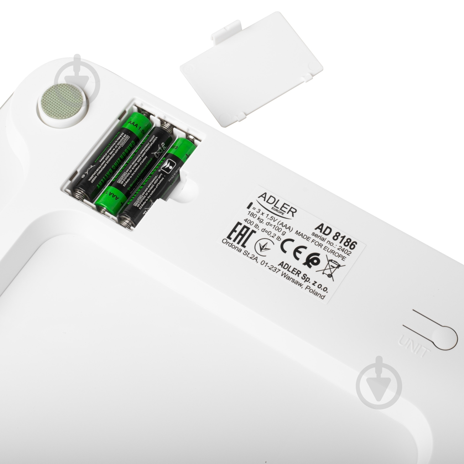 Весы напольные Adler AD8186W - фото 2