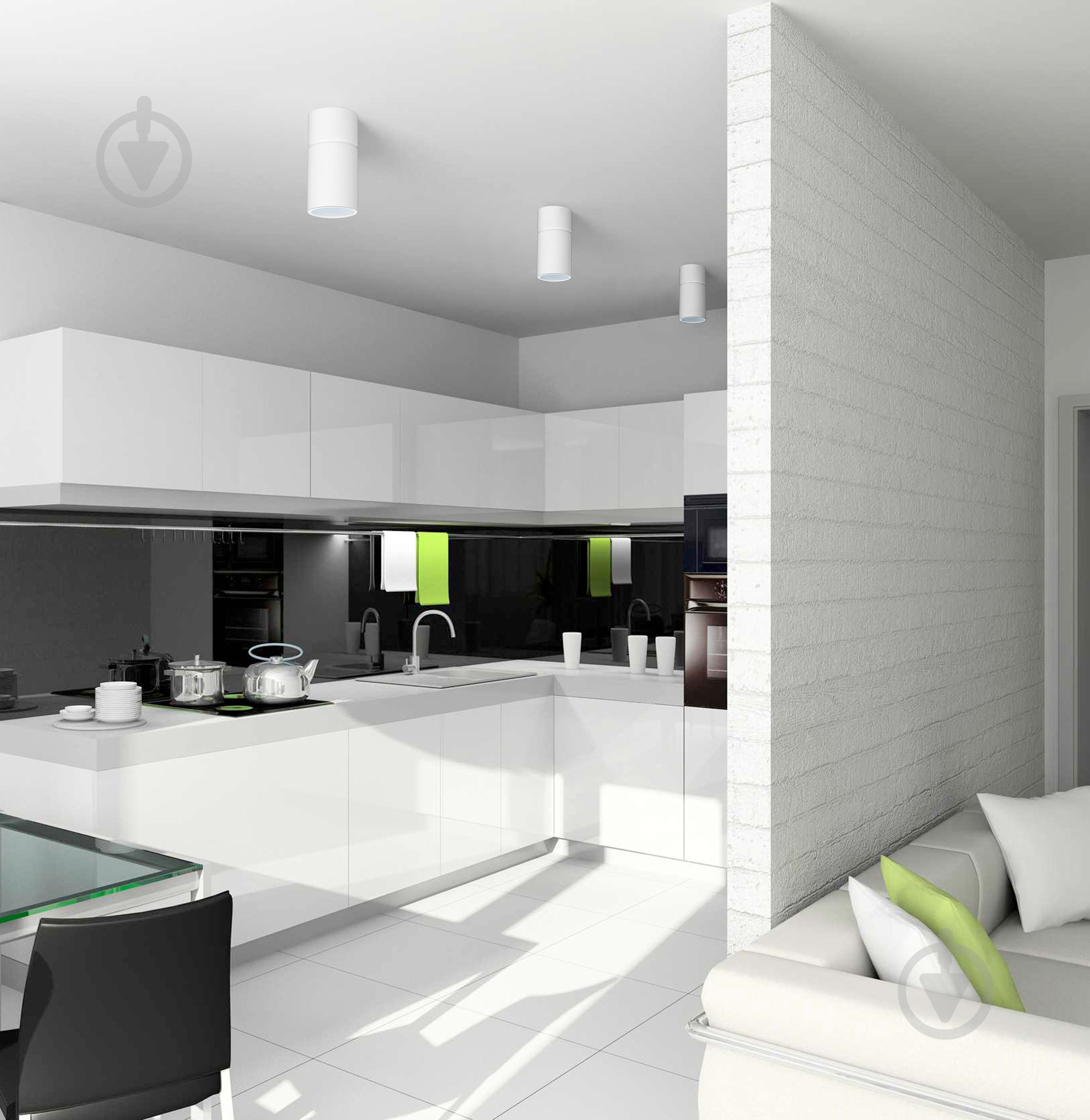 Спот Luminex Implode 200 3x8 Вт GU10 черный Implode - фото 3 Спот Luminex Implode 200 3x8 Вт GU10 черный Implode - фото 3