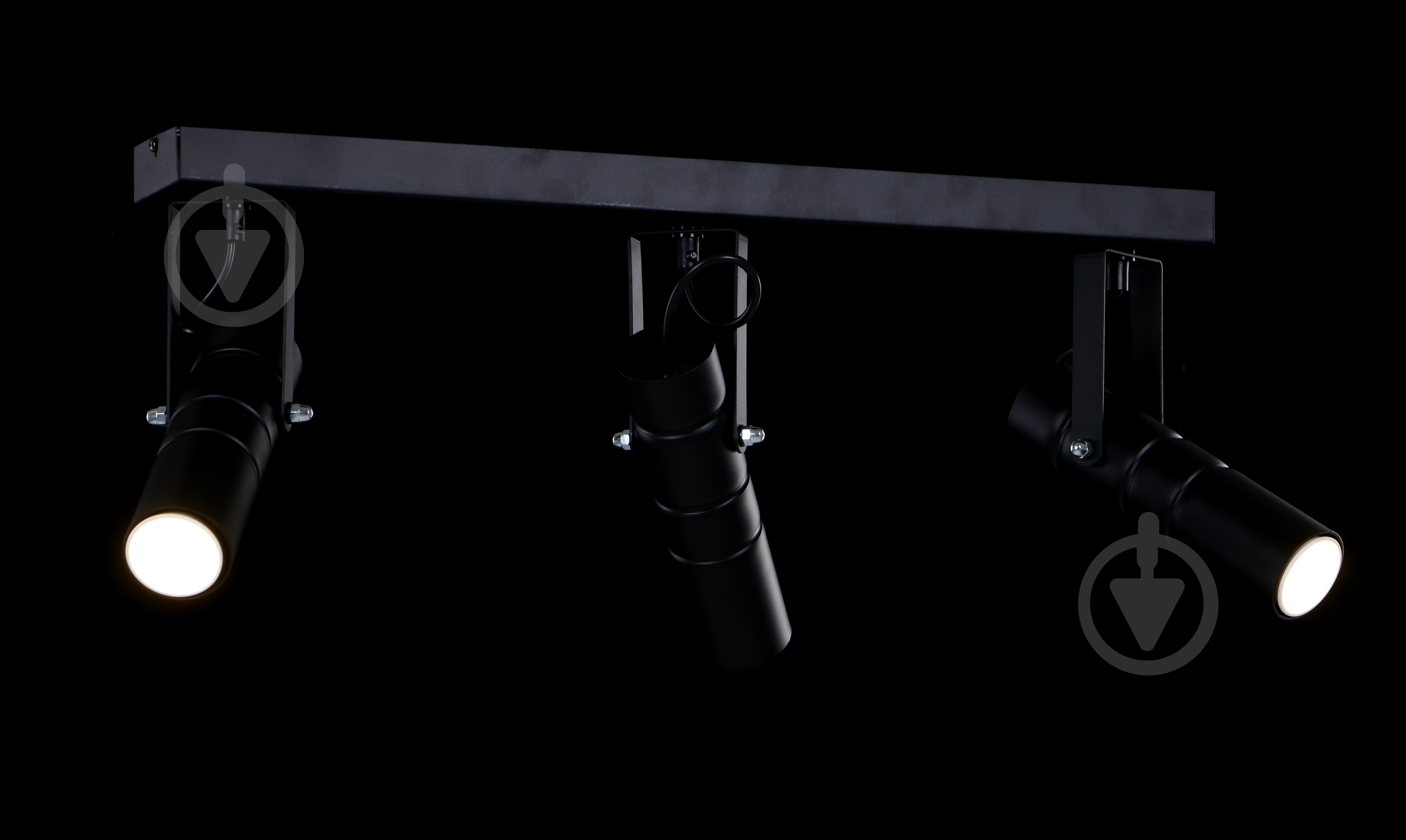 Спот Luminex Implode 200 3x8 Вт GU10 черный Implode - фото 2 Спот Luminex Implode 200 3x8 Вт GU10 черный Implode - фото 2