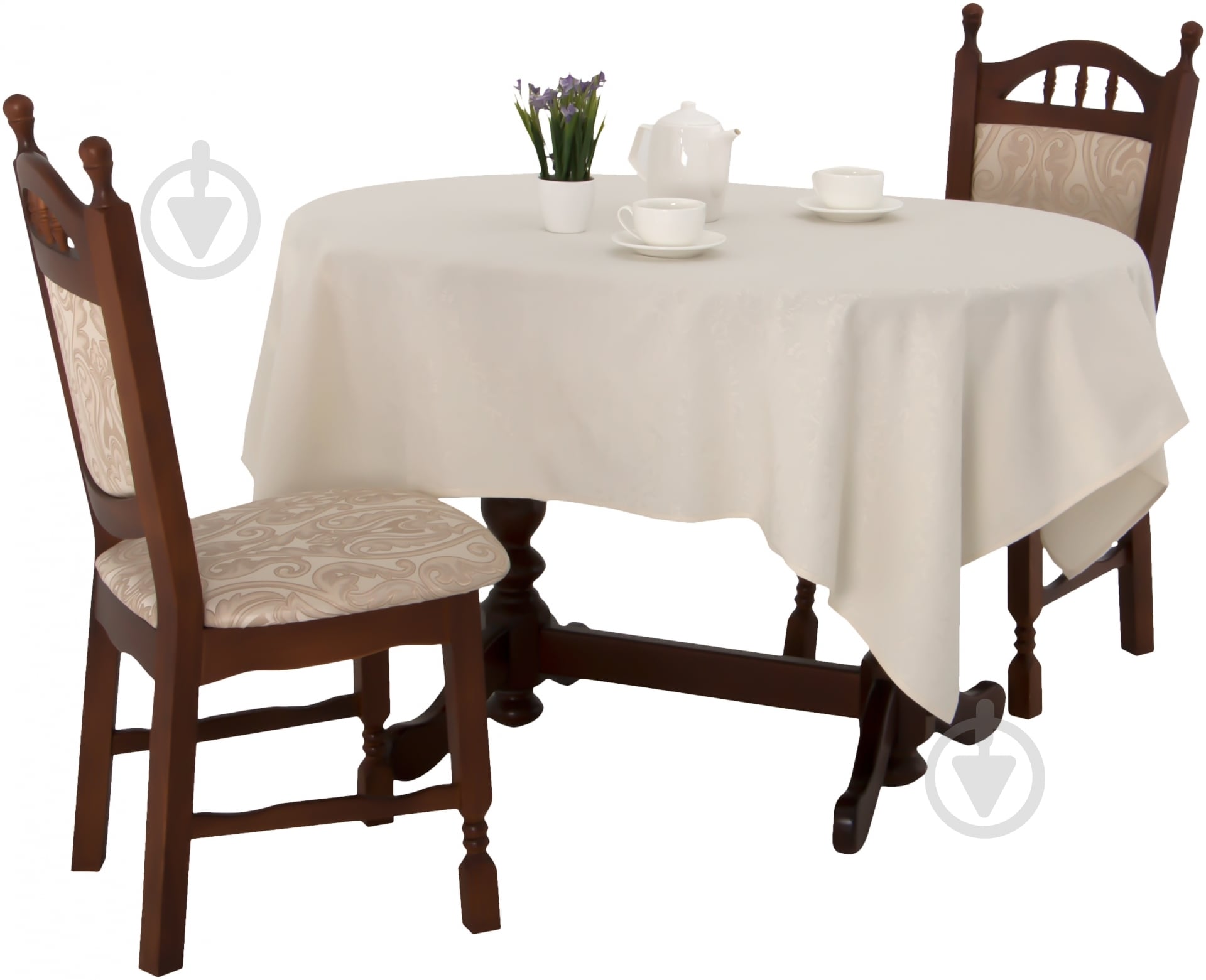 Скатертина Mallow light beige 140x180 см бежевий La Nuit - фото 1 Скатертина Mallow light beige 140x180 см бежевий La Nuit - фото 1