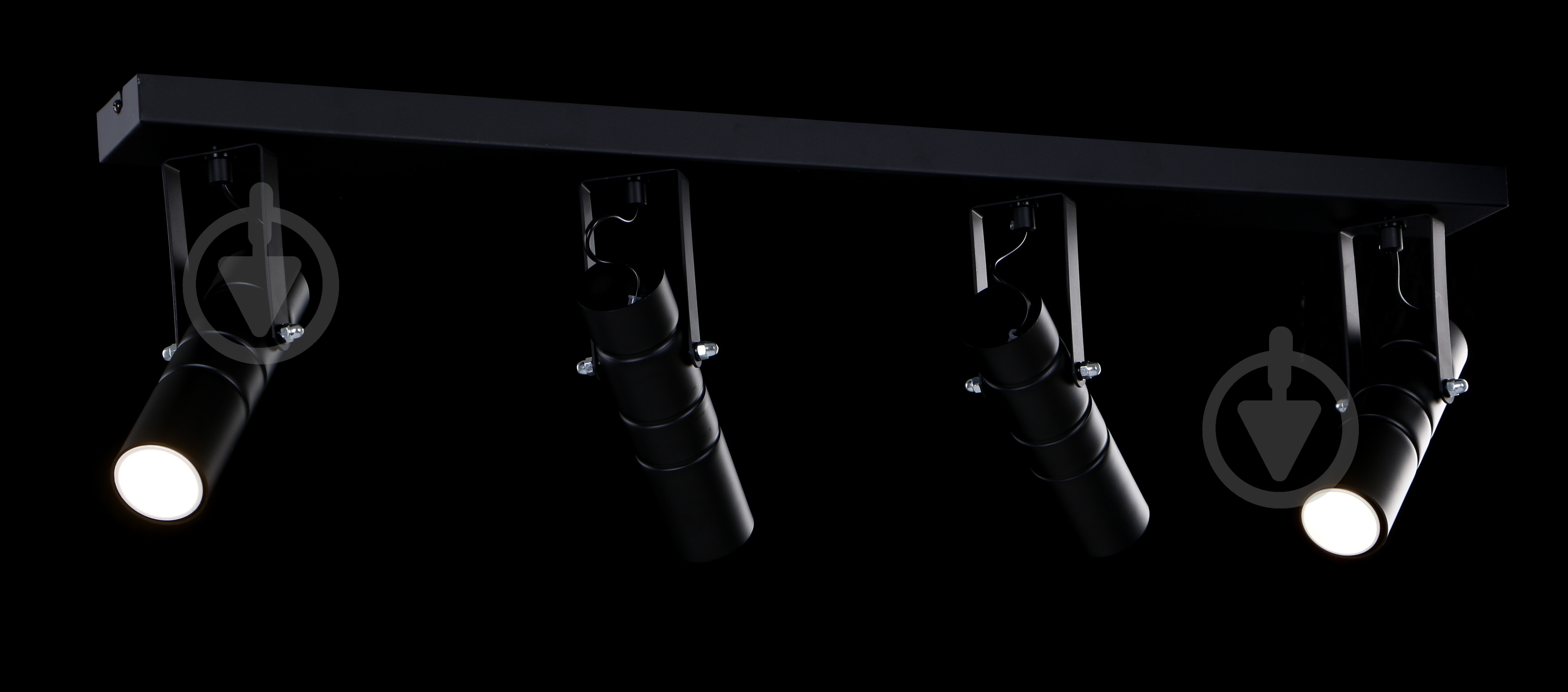 Спот Luminex Implode 200 4x8 Вт GU10 черный Implode - фото 2 Спот Luminex Implode 200 4x8 Вт GU10 черный Implode - фото 2