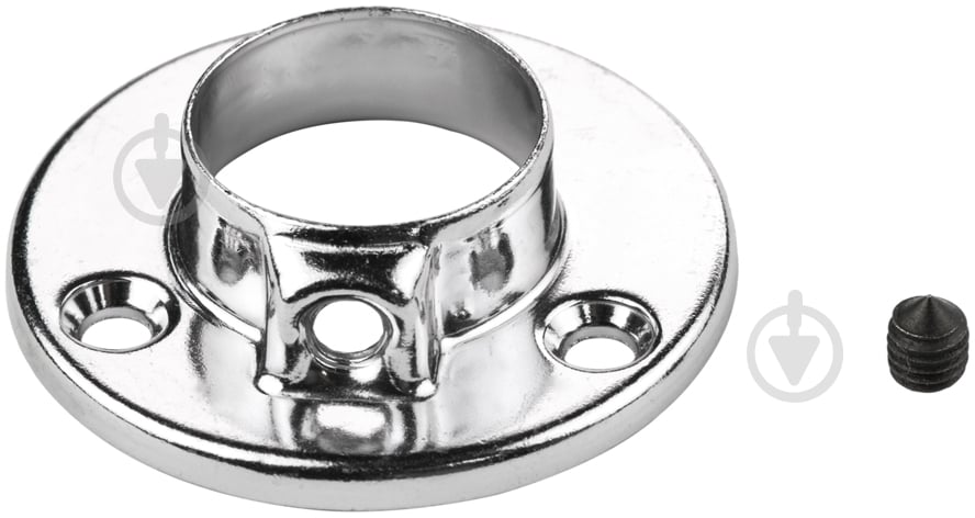 Фланец для трубы DC d25 мм R-11M хром - фото 2
