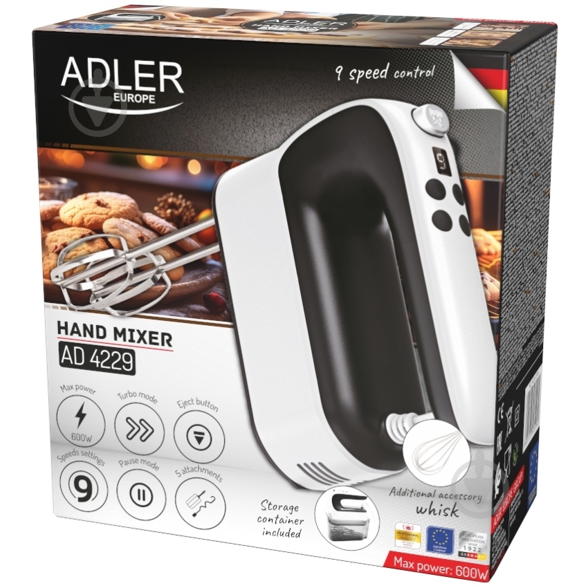 Миксер Adler AD 4229 - фото 8 Миксер Adler AD 4229 - фото 8