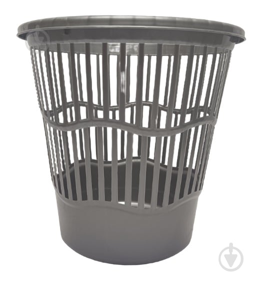Корзина Ал-Пластик 10 л серый - фото 1