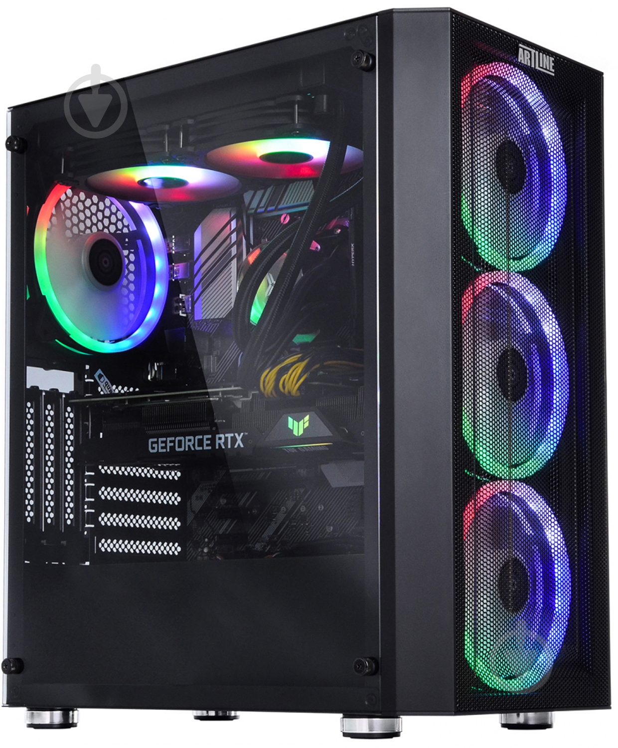 Компьютер персональный Artline Gaming X77 (X77v78) black - фото 3
