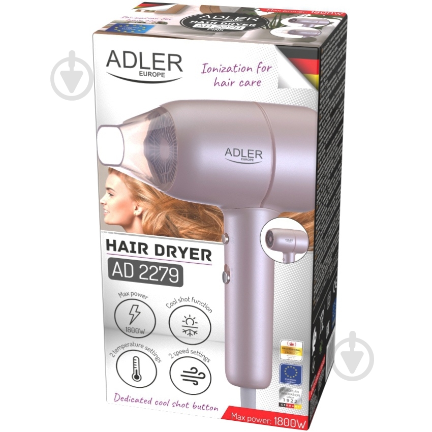 Фен Adler AD 2279 - фото 7
