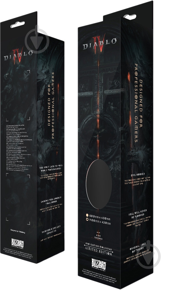 Килимок для миші Blizzard DIABLO IV - Gate of Hell XL (FBLMPD4HELLGT21XL) - фото 4 Килимок для миші Blizzard DIABLO IV - Gate of Hell XL (FBLMPD4HELLGT21XL) - фото 4