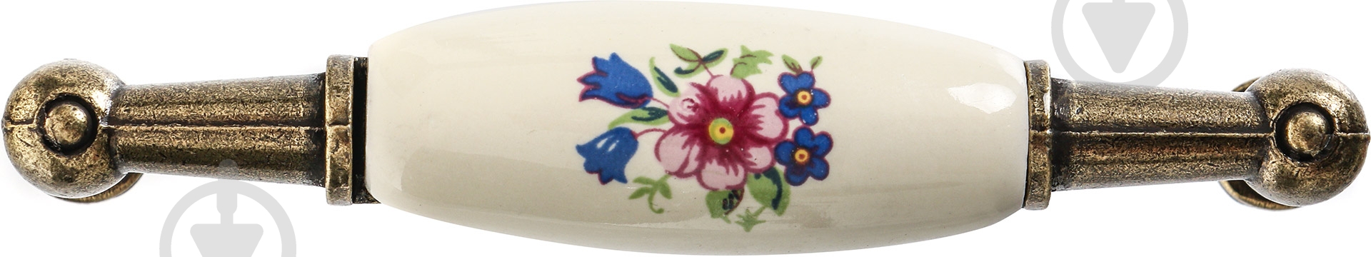 Мебельная ручка скоба DC UP 211 AB/MLK 96 мм старая бронза - фото 3