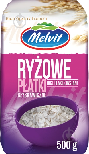 Пластівці Melvit рисові 500 г - фото 1