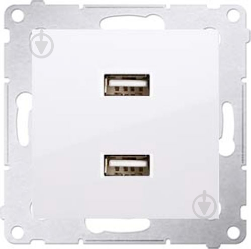 Розетка двойная Simon 54 белый DC2USB.01/11 - фото 1 Розетка двойная Simon 54 белый DC2USB.01/11 - фото 1