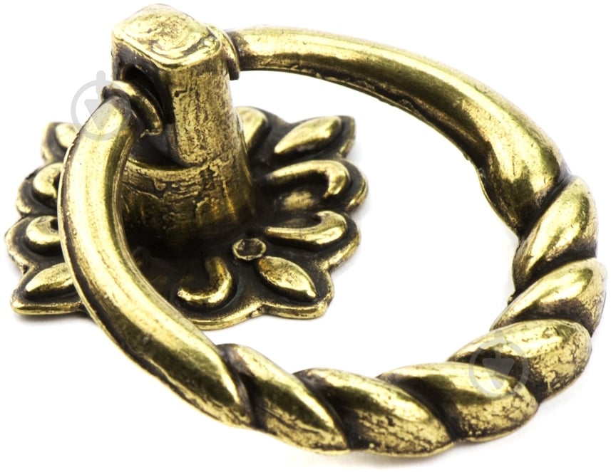 Меблева ручка кнопка DC К-130 G4 бронза - фото 2