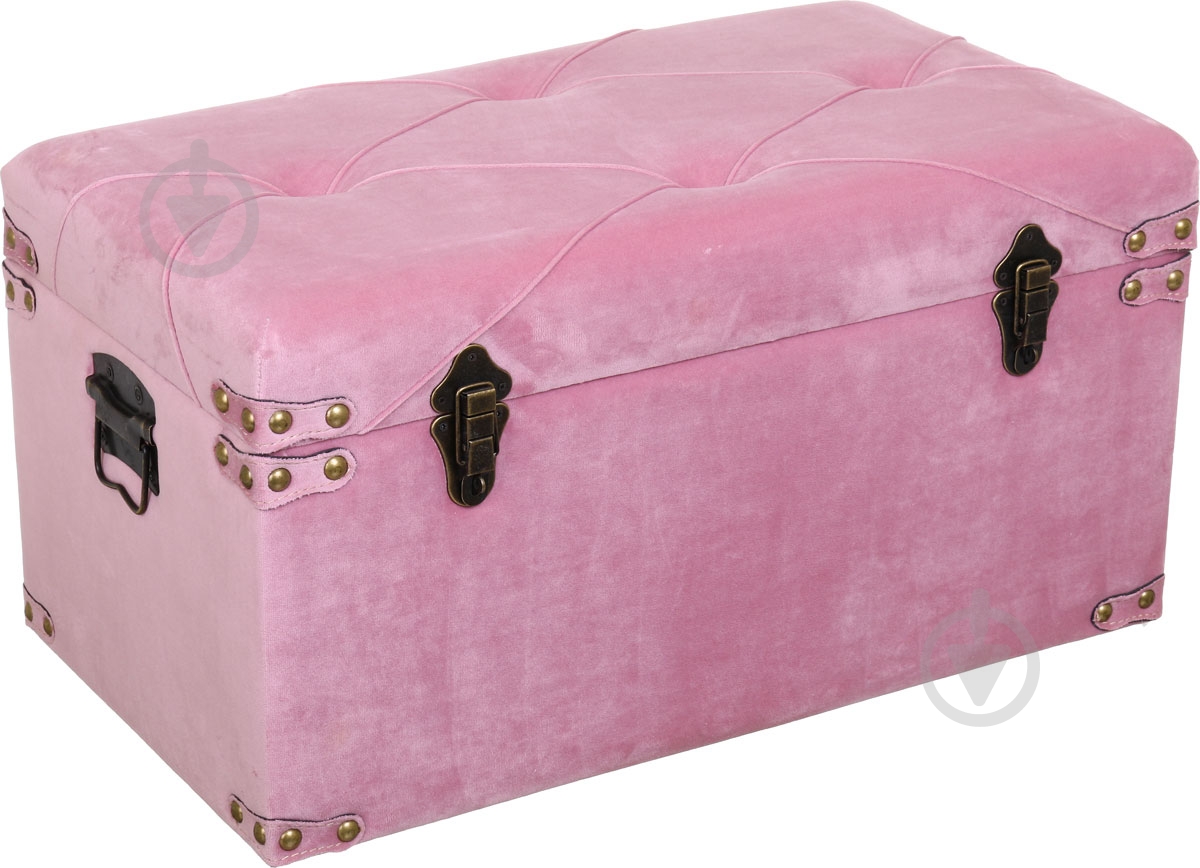 Сундук-пуф Art&Crafts Велюр 330x350x640 мм пудровый - фото 1 Сундук-пуф Art&Crafts Велюр 330x350x640 мм пудровый - фото 1