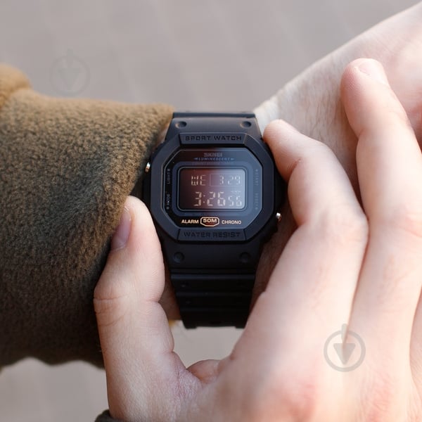 Годинник тактичний чоловічий Dron Black Skmei - фото 5 Годинник тактичний чоловічий Dron Black Skmei - фото 5