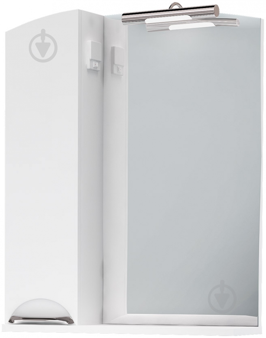 Зеркало со шкафчиком Vankor Smart 70*80 шкафчик слева - фото 1 Зеркало со шкафчиком Vankor Smart 70*80 шкафчик слева - фото 1