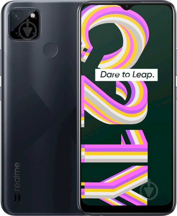 Смартфон realme C21Y 2022 4/64GB cross black (RMX3263) - фото 1 Смартфон realme C21Y 2022 4/64GB cross black (RMX3263) - фото 1