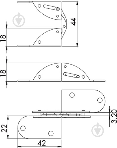 Петля для столов DC складных PT-STOL - фото 3