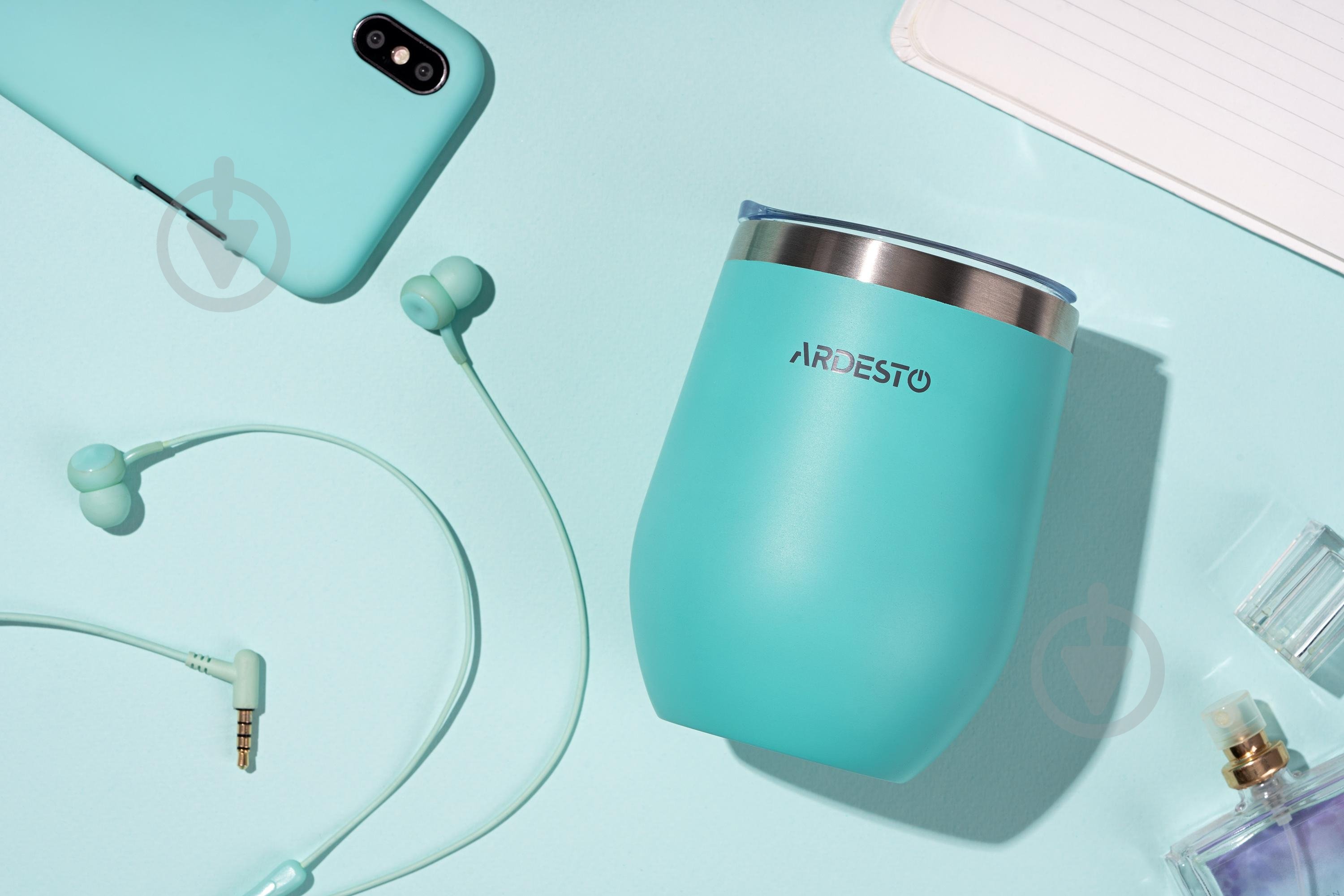 Термочашка Ardesto Compact Mug 350 мл голубая AR2635MMS - фото 7 Термочашка Ardesto Compact Mug 350 мл голубая AR2635MMS - фото 7