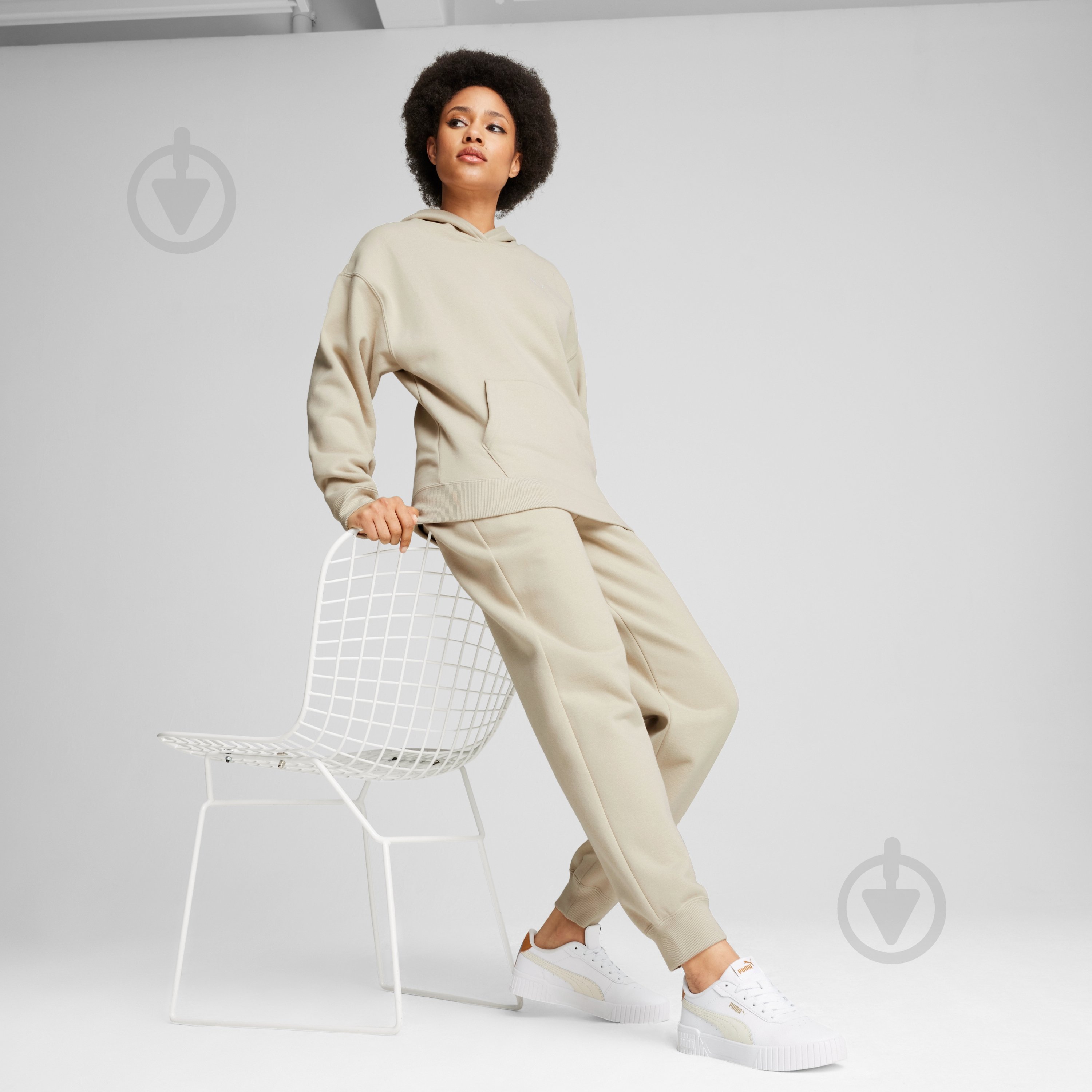 Спортивный костюм Puma 68309168 р.S бежевый - фото 3